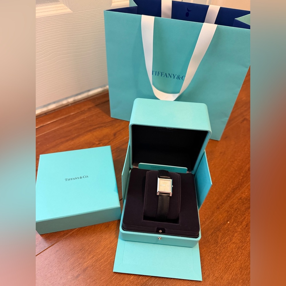 Tiffany & Co. 1837 Makers watch stainless steel with diamond and rose gold